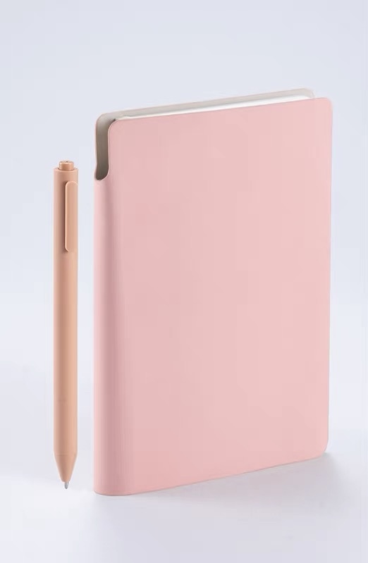 Agenda con Bolígrafo Rosa
